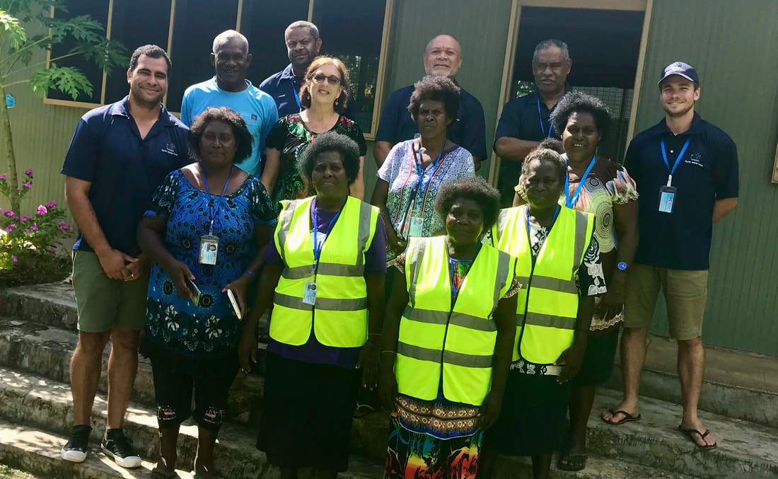 HWC observers with Pacific Islands Forum members from Fiji, New Caledonia, and Vanuatu.